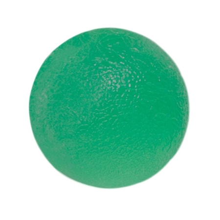 Fabrication Enterprises CanDo Gel Squeeze Ball Standard Circular- Green - Medium 10-1493